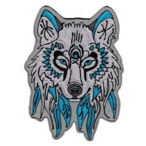 wolfie wolf custom patch