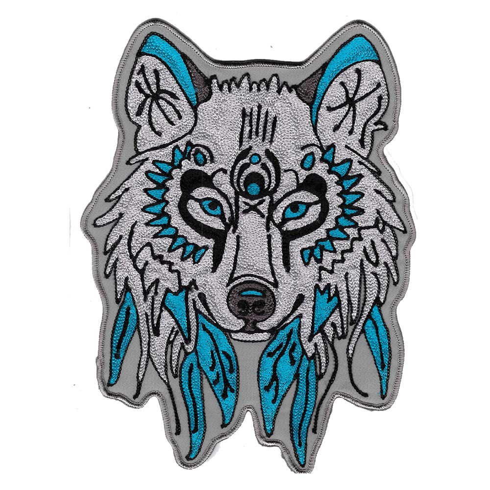 wolfie wolf custom patch