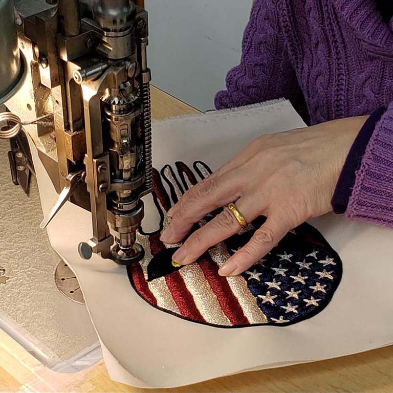 sewing Custom Motorcycle Patches